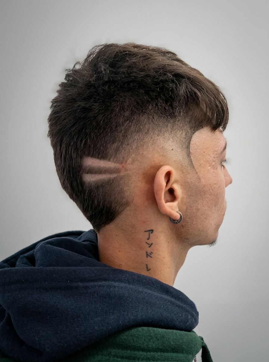 Braids & fade por Johnny Cutz